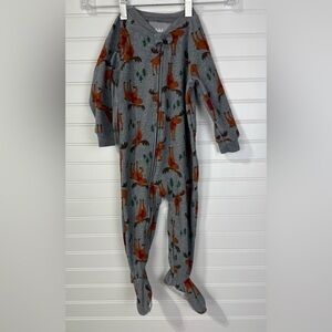 Child of Mine Christmas moose footie pajamas. Size 18 months.
